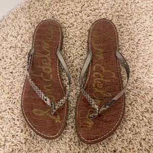 Sam Edelman Python Flip Flop, size 6